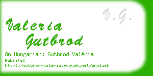 valeria gutbrod business card